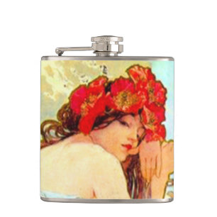 Cantil Alphonse Mucha Art Nouveau Summer