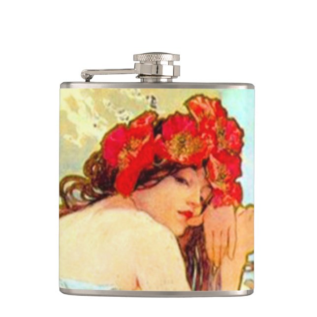 Cantil Alphonse Mucha Art Nouveau Summer (Frente)