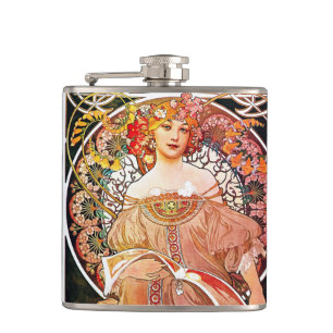 Cantil Alphonse Mucha DaydredreFloral Vintage Art Nouveau