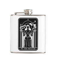 Alta Sacerdotisa do Tarot Feminina Fumando Maconha