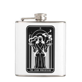 Cantil Alta Sacerdotisa do Tarot Feminina Fumando Maconha