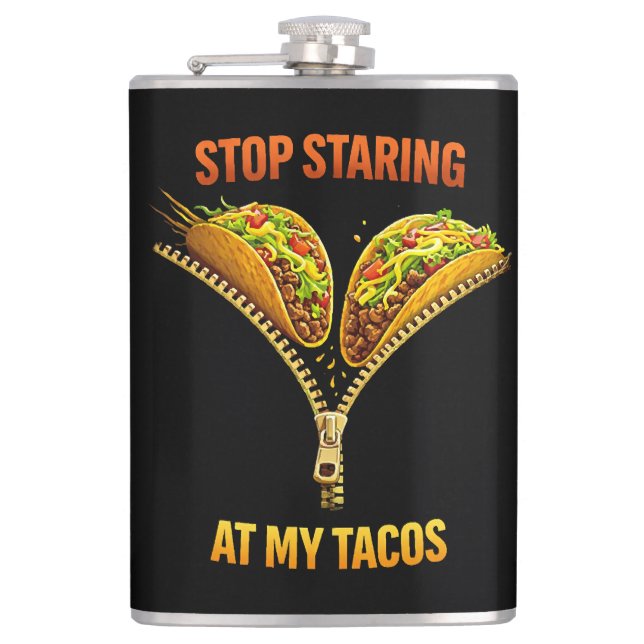 Cantil Amante de Taco Engraçado Para de Olhar (Frente)