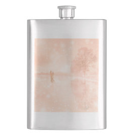 Cantil Amantes em lagoa congelada