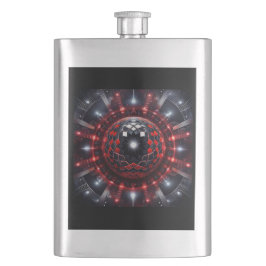 Cantil Amazing Red/Black Checkered Mandelbrot Starbursts