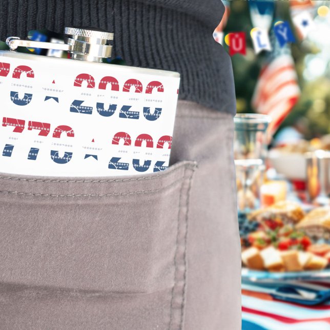 Cantil America 250 Stars & Stripes 1776 2026 Lettering (Criador carregado)