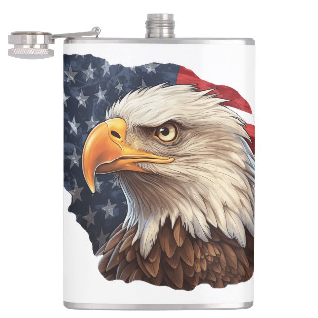 Cantil American Flag Bald Eagle (Aberto)