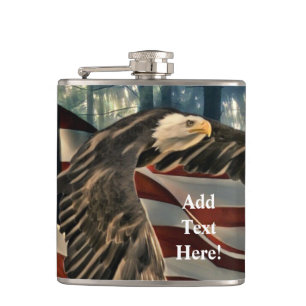 Cantil American Flag Bald Eagle