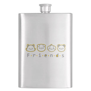 Cantil Amigos de animais bonitos enfrentam capas de iphon