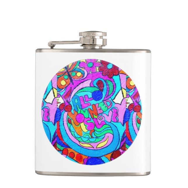 Cantil amor hippie groovy (Frente)