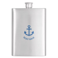 Anchor Blue Personalizou o nome do seu barco