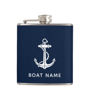 Cantil Âncora de Barco Náutico e Nome Personalizado
