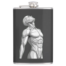 Cantil Android Anatomy: Cyborg Stainless Steel Flask