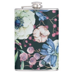 Cantil Anemone Wildflower: Padrão de Aquarela Vintage