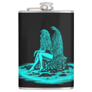 Cantil Angel, perdido no pensamento, Design preto e verde