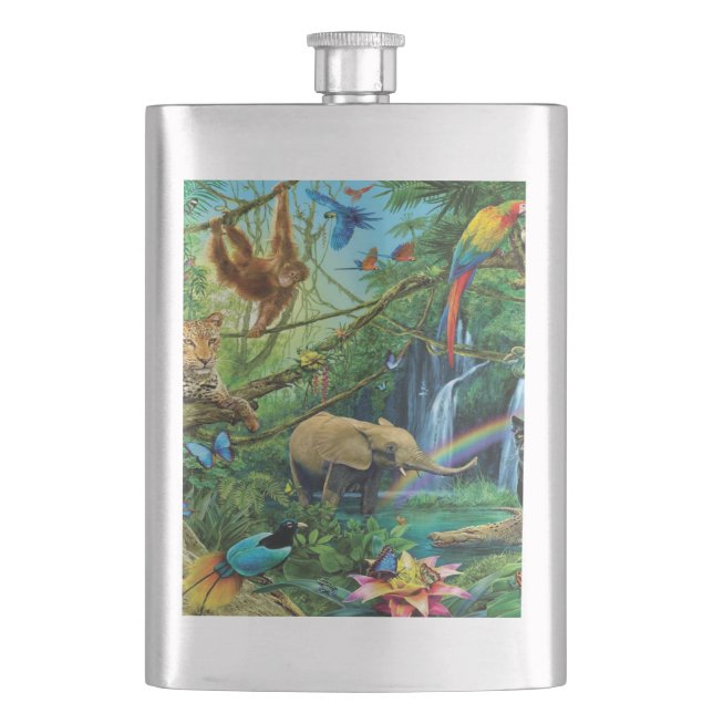 Cantil Animais que vivem juntos travesseiros decorativos (Frente)