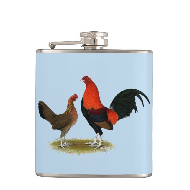 Cantil Antigos Bantams de Jogo Inglês: BB Red Pair (Frente)