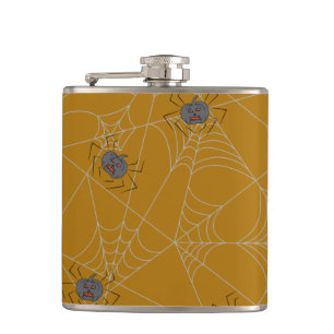 Cantil Aranhas do Dia das Bruxas e abóboras