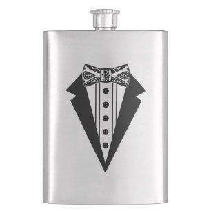 Cantil Arco preto-e-branco colado com Tux
