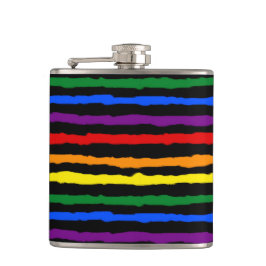 Cantil Arcos Arco-íris Coloridos em Preto Personalizado