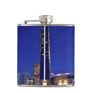 Cantil Arquitetura de Dubai Marina à noite