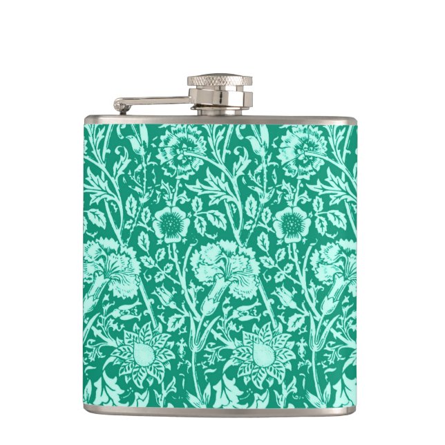 Cantil Art Nouveau Carnação Damask, Turquoise (Frente)