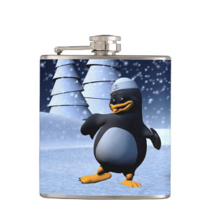Cantil Arte de Férias de Inverno Adorável de Pinguim Mari