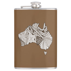 Cantil Arte de Mapa Australiana