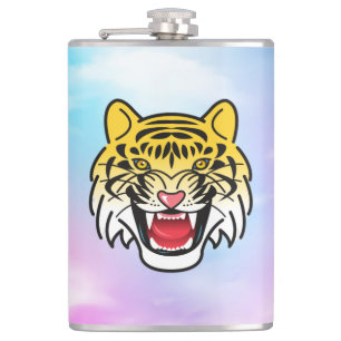 Cantil Arte de Rosto de Tigre Sorridente-21876