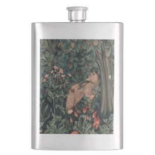 Cantil Arte de Vida Selvagem Raposa Verde William Morris
