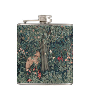 Cantil Arte de Vida Selvagem Raposa Verde William Morris