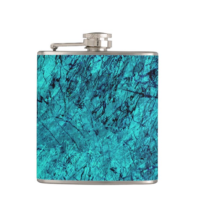 Cantil Arte digital azul com muitas linhas mestiças/labir (Frente)