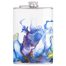 Arte Fluida de Agato de Marble Azul