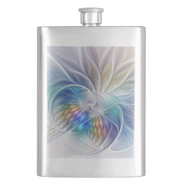 Cantil Arte Fractal Floral, Flor Abstrato Colorida