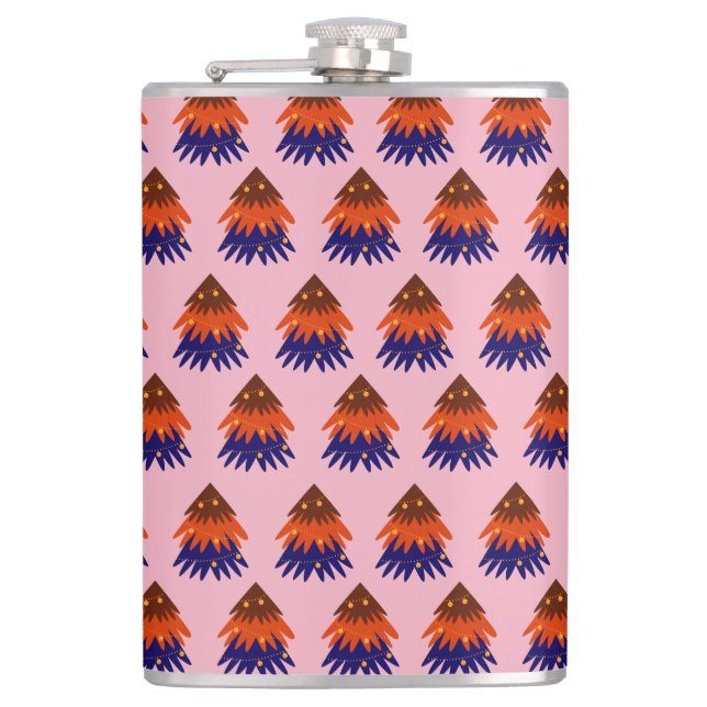 Cantil Árvore de Natal Multicolorida - Flask (Frente)