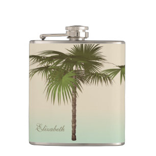 Cantil Árvore de Palma Tropical Romântica - Personalizada