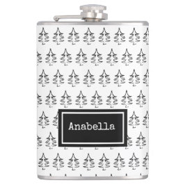 Cantil Árvore Natal Preta Personalizada