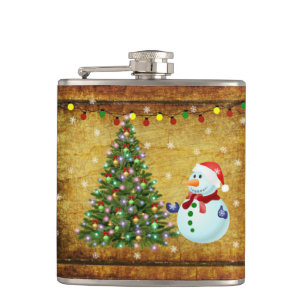 Cantil Árvore Natal Snowman