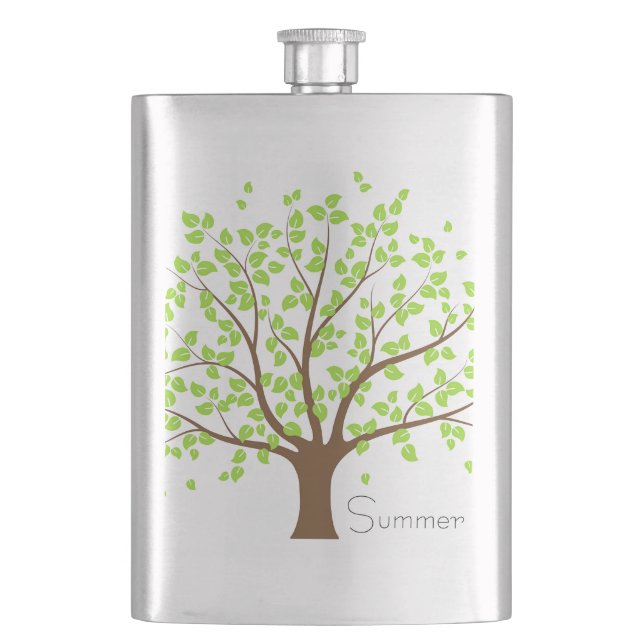 Cantil Árvore Verde de Verão (Frente)