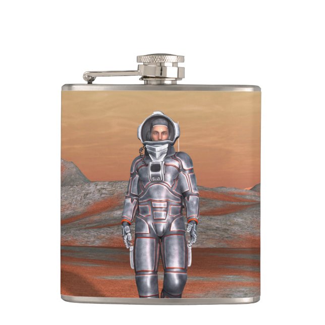 Cantil Astronauta Marte - Explorador Espacial em Planeta  (Frente)
