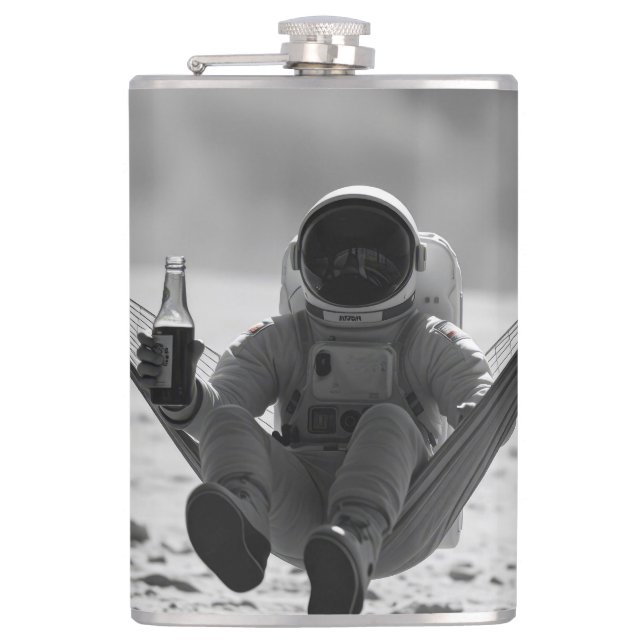 Cantil Astronauta na lua com cerveja (Frente)