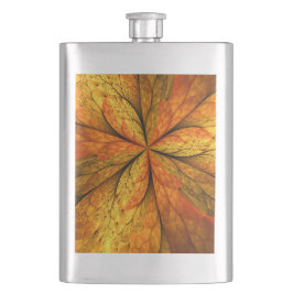 Cantil Autumn Plant, Modern Abstrato Fractal Art Leaf
