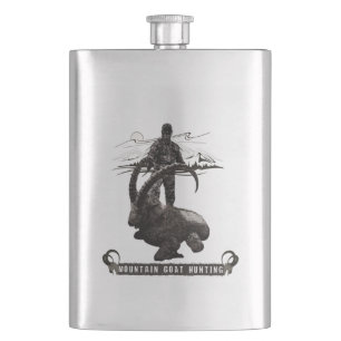 Cantil aventura de caça ao bode montês flask