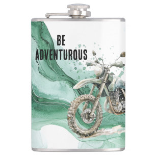 Cantil Aventura de Motocicleta Verde