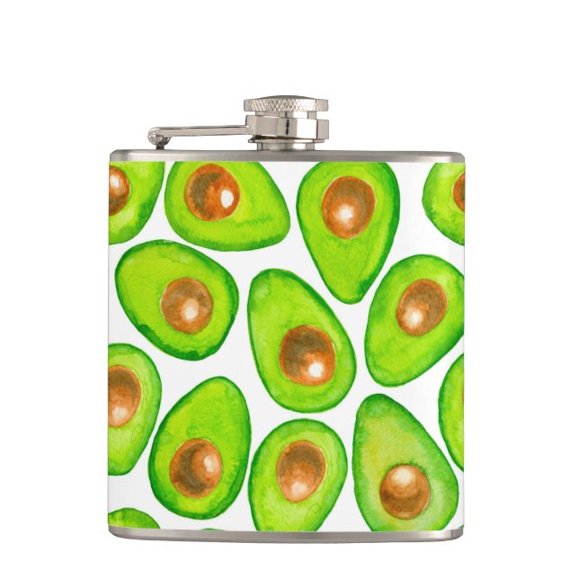 Cantil Avocado fatias aquarela (Frente)