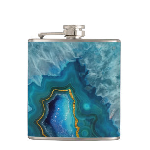 Cantil Azul Agate Flask