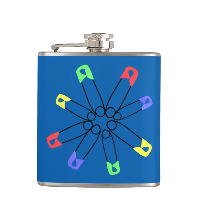 Cantil Azul Arco-Íris Segurança Pino Solidariedade Amarel (Frente)