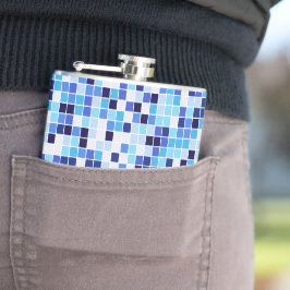 Cantil Azulejos piscinas, Azulejos Mosaicos Azuis, Padrão