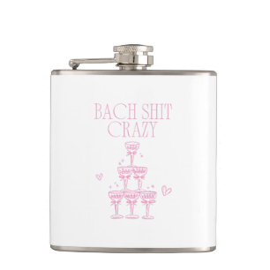 Cantil Bach Sh-t Louca Garota Champanhe Rosa Despedida de