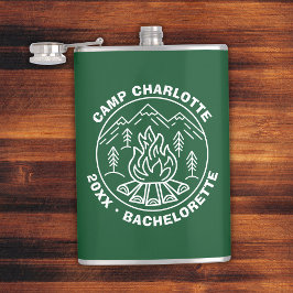 Cantil Bachelorette de Camp Branco Verde de Campsite Pers