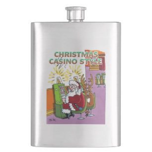 Cantil Balão de aço inoxidável de estilo Casino de Natal